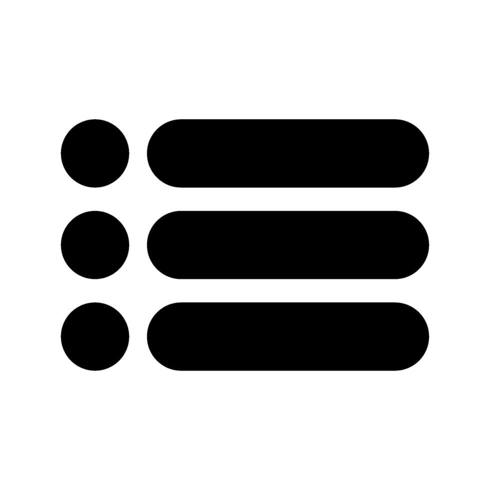 List Icon Symbol Design Illustration vector