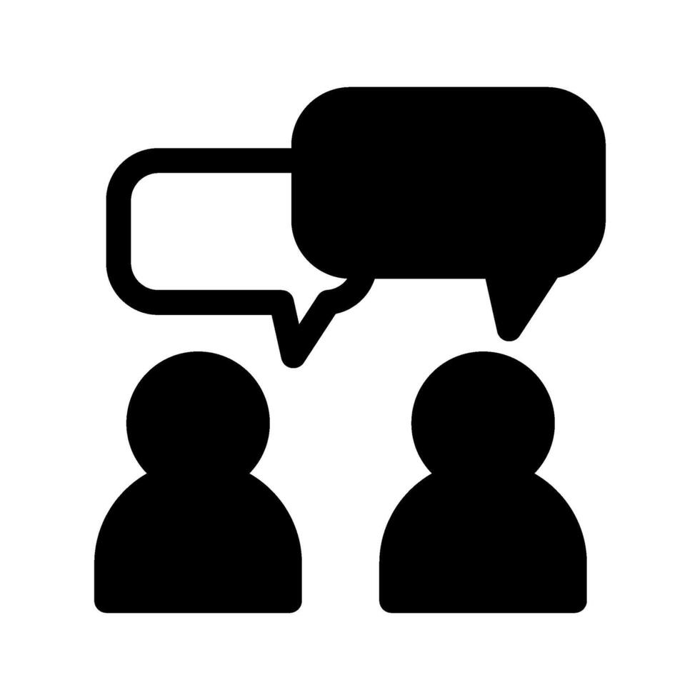 Discuss Icon Symbol Design Illustration vector