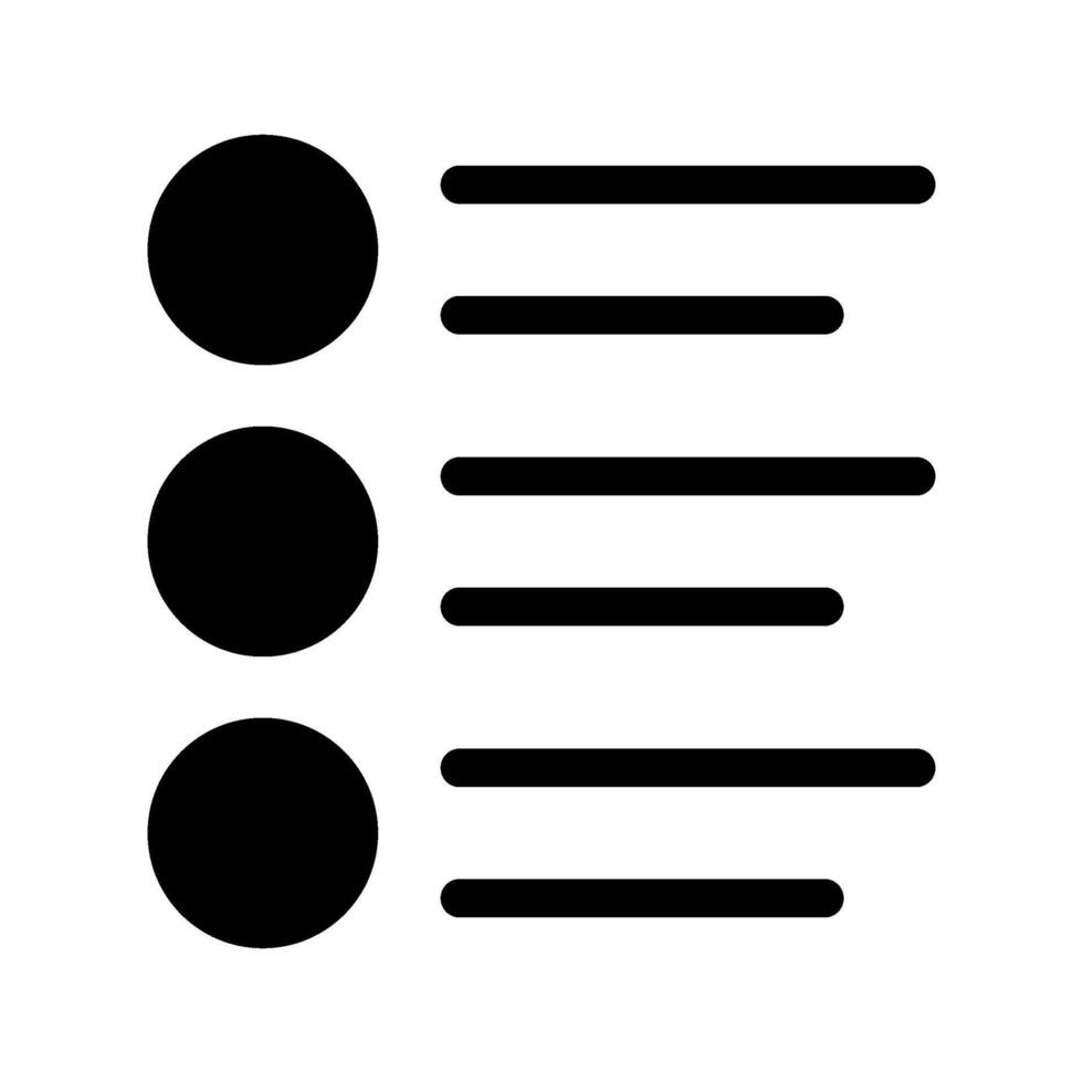 List Icon Symbol Design Illustration vector