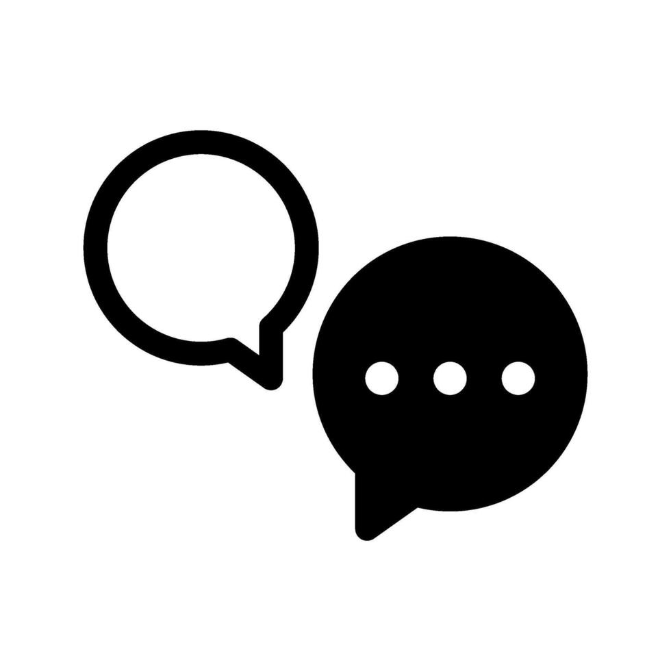 Chat Icon Symbol Design Illustration vector