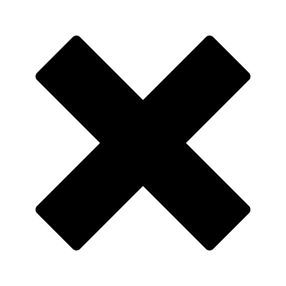 Delete Icon Symbol Design Illustration vector