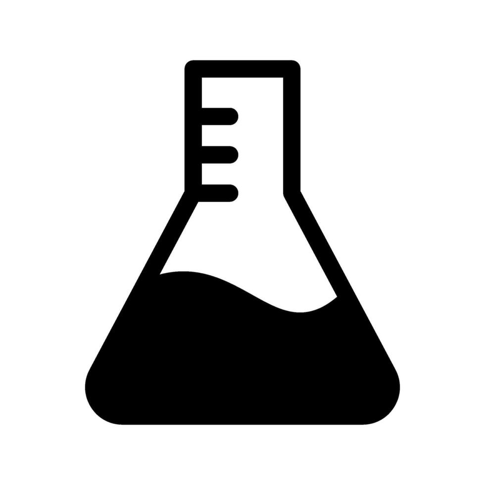 Erlenmeyer Flask Icon Symbol Design Illustration vector