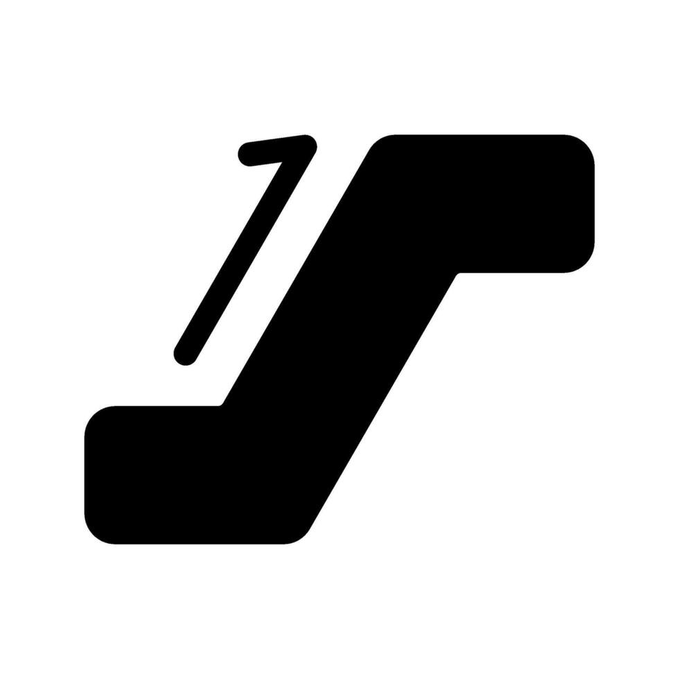 Escalator Icon Symbol Design Illustration vector