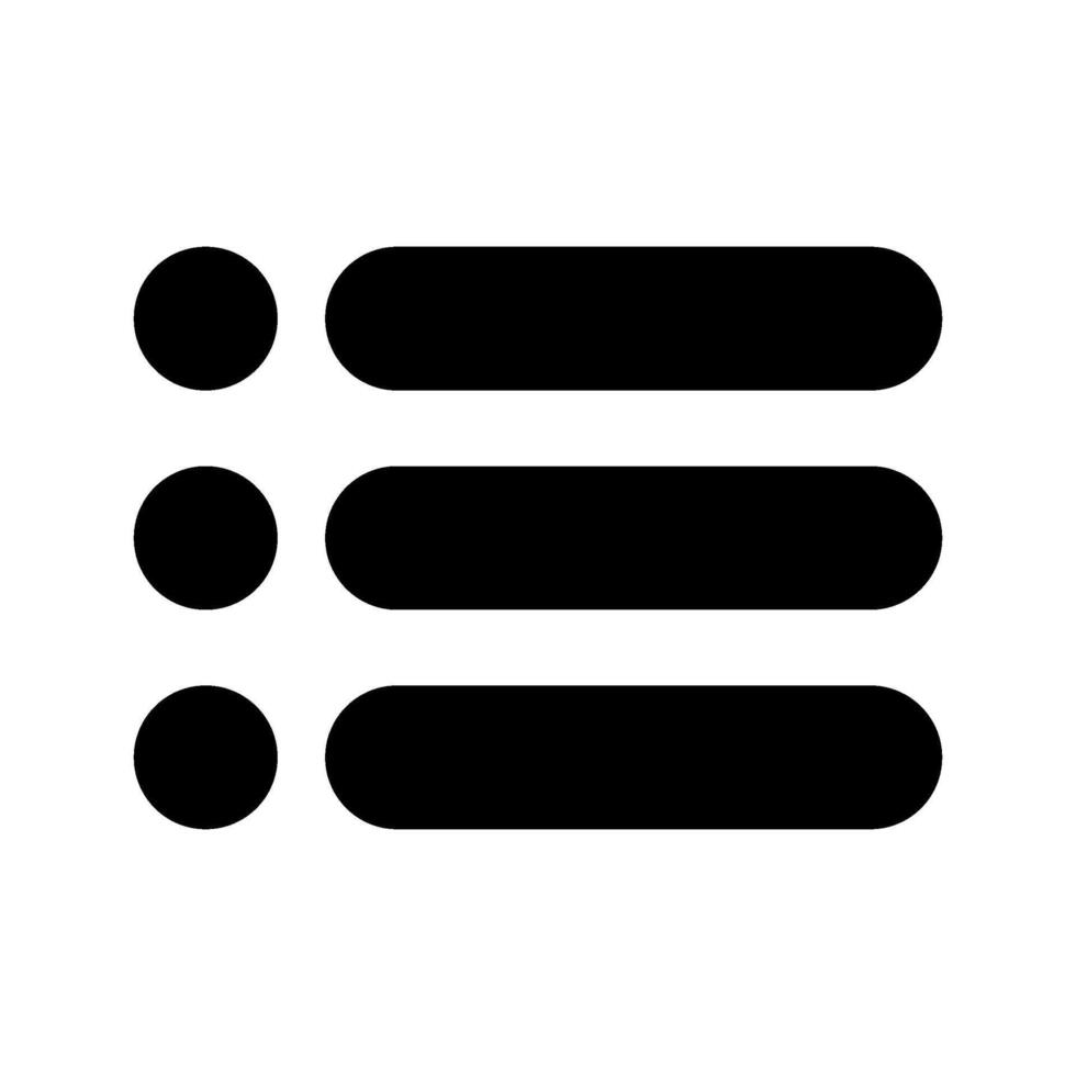 List Icon Symbol Design Illustration vector
