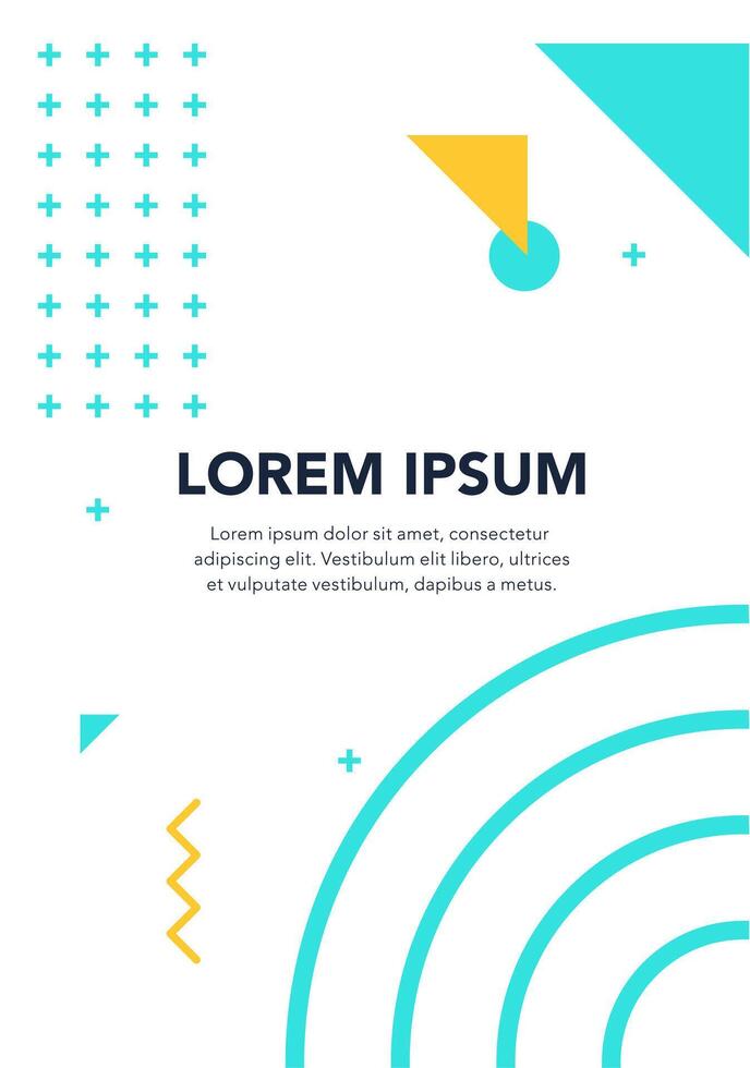 Smm business content, artistic design web banner vector