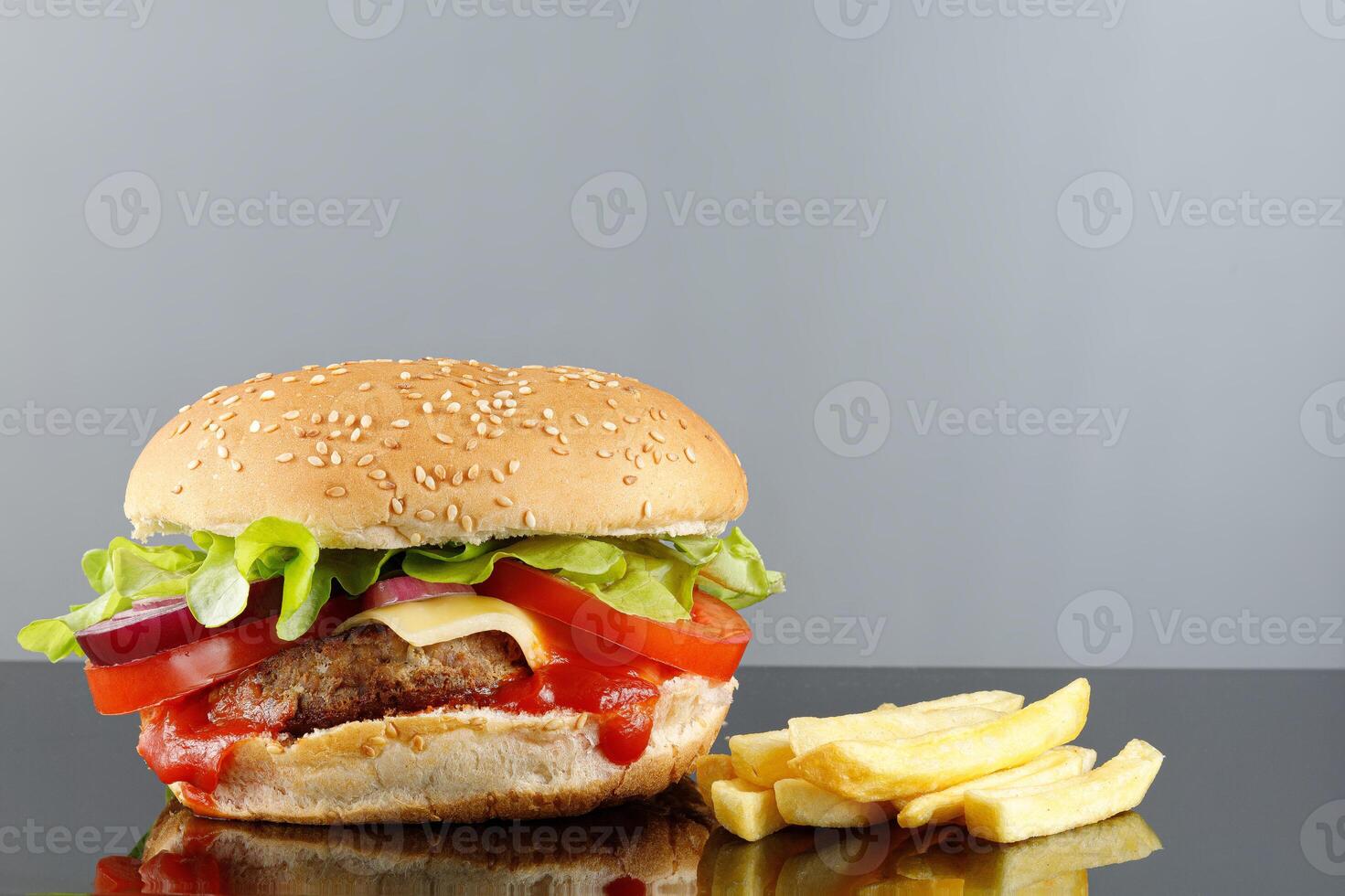 Nice burger place for text cope space. photo