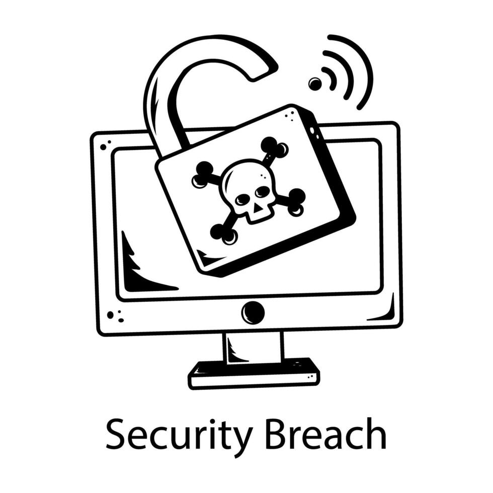 Trendy Security Breach vector