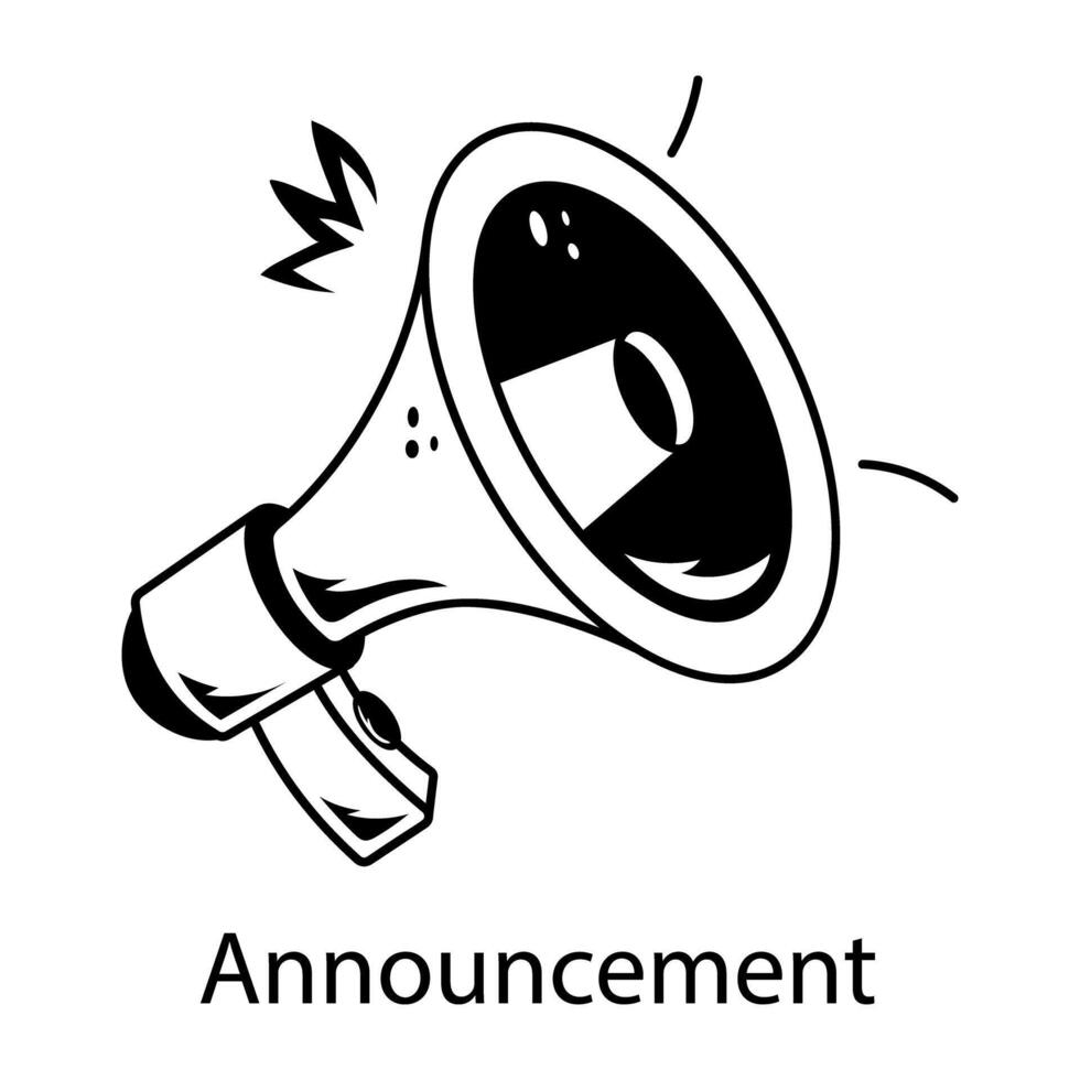 Trendy Announcement Concepts vector