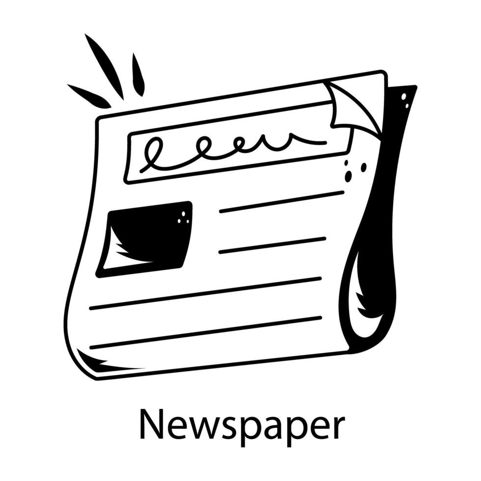 Trendy Newspaper Concepts vector