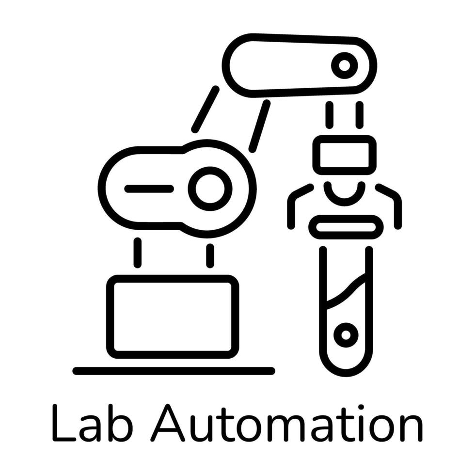 Trendy Lab Automation 46420726 Vector Art at Vecteezy