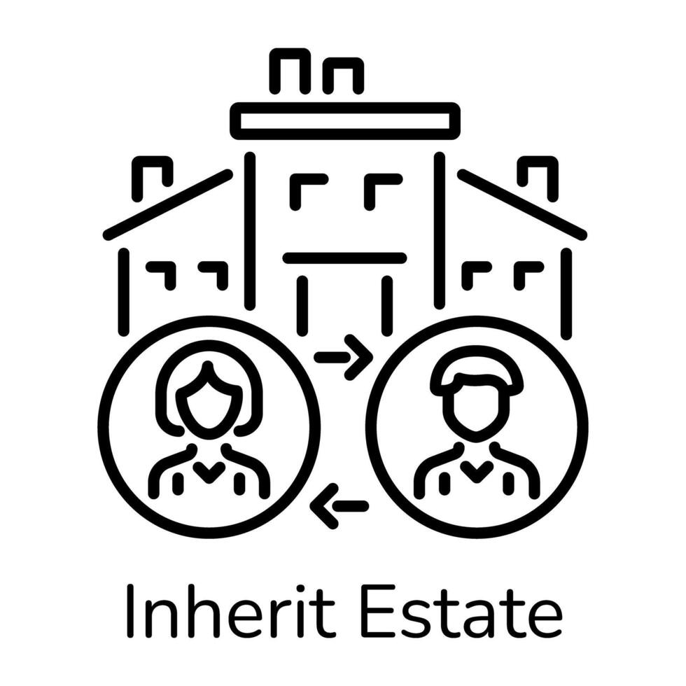 Trendy Inherit Estate 46420842 Vector Art at Vecteezy