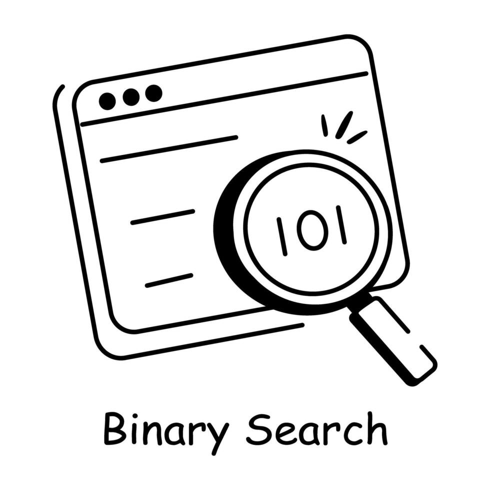 Trendy Binary Search 46420898 Vector Art at Vecteezy image.