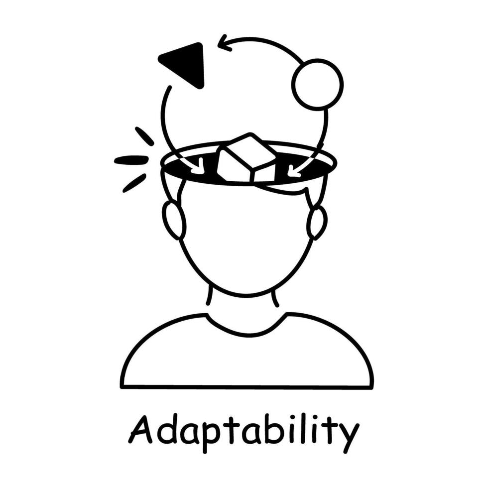 Trendy Adaptability Concepts vector