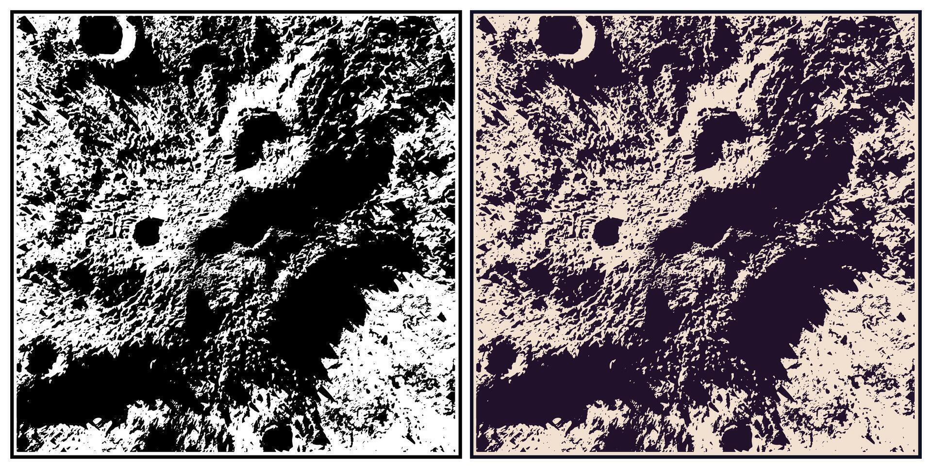Cratered surface of a celestial body close up vector