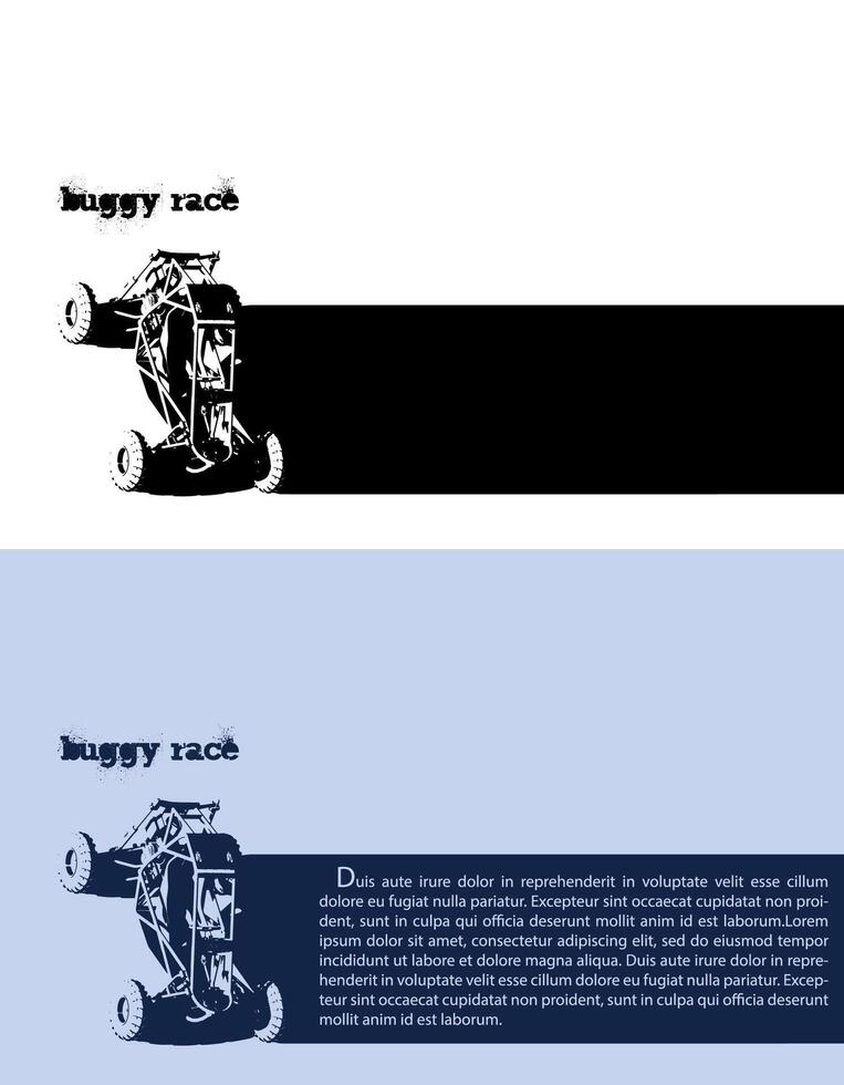 Off-road racing template vector