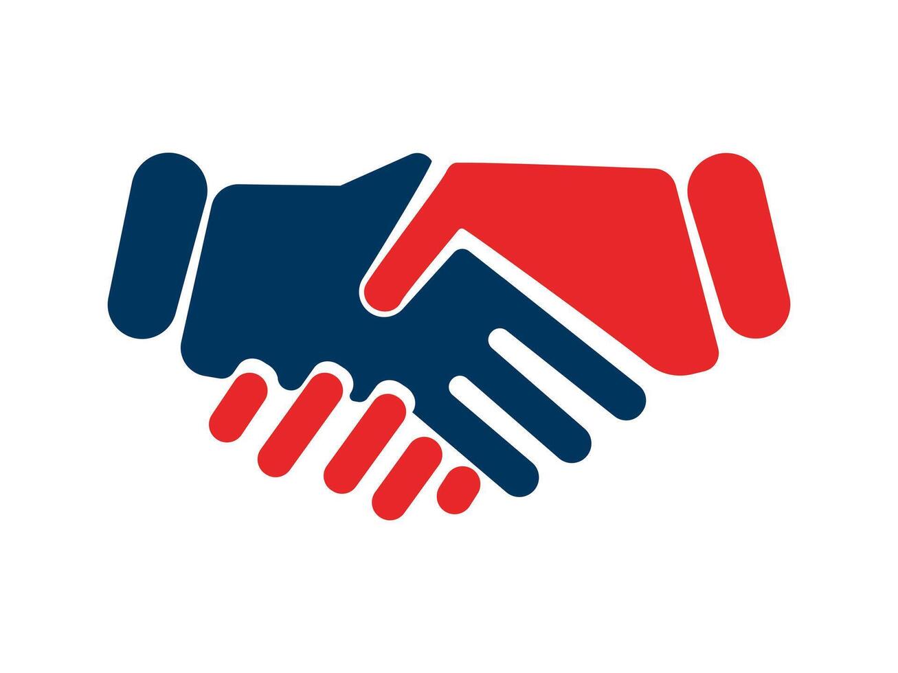 handshake icon. Agreement concept. vector