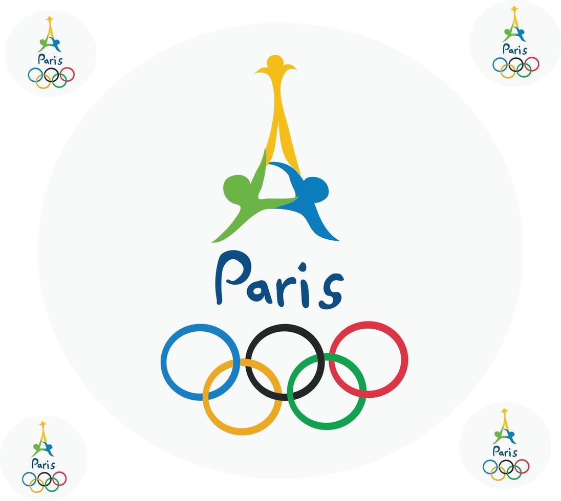 olympic paris games 46422564 Vector Art at Vecteezy
