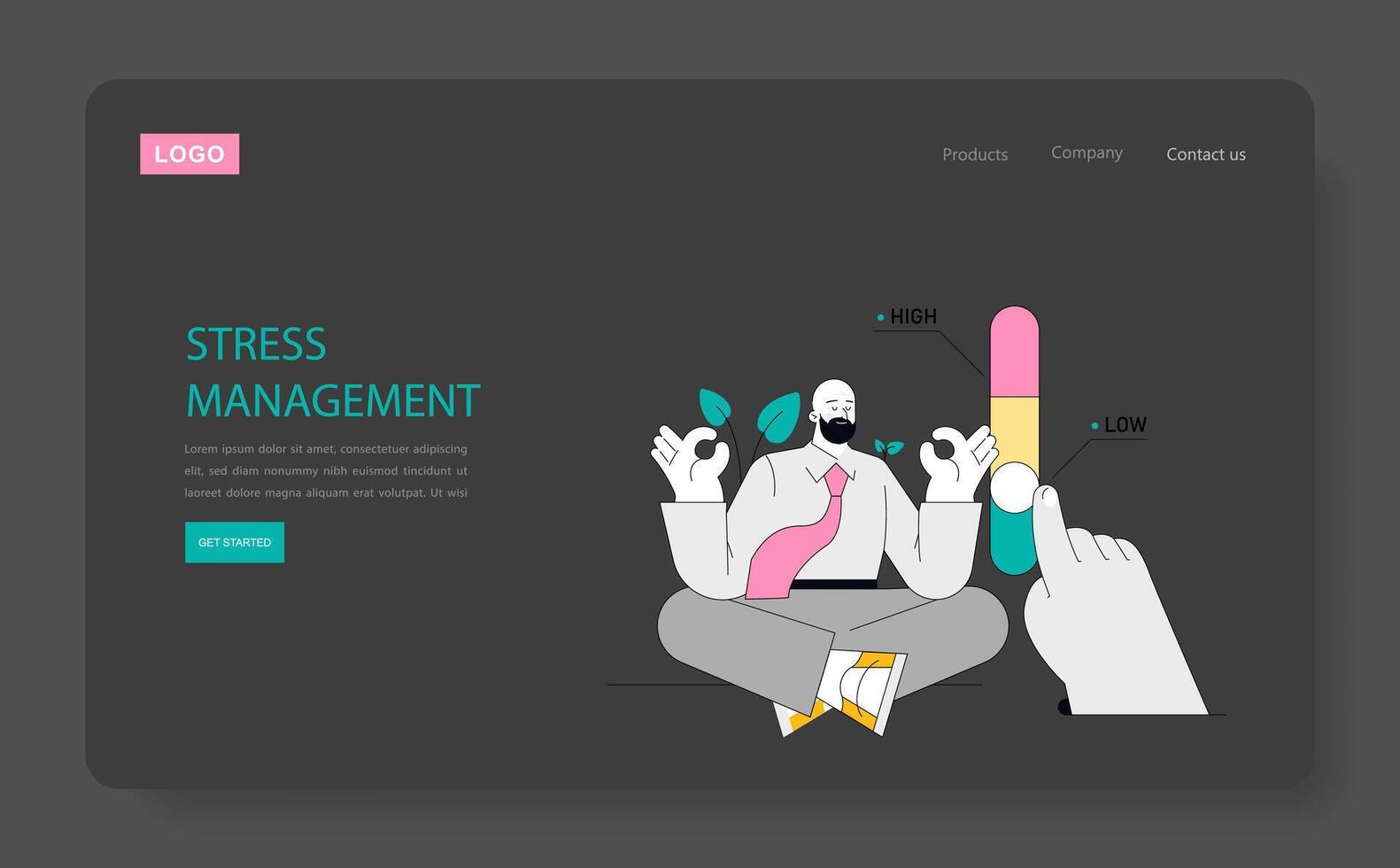Soft Skills Flat illustration. vector