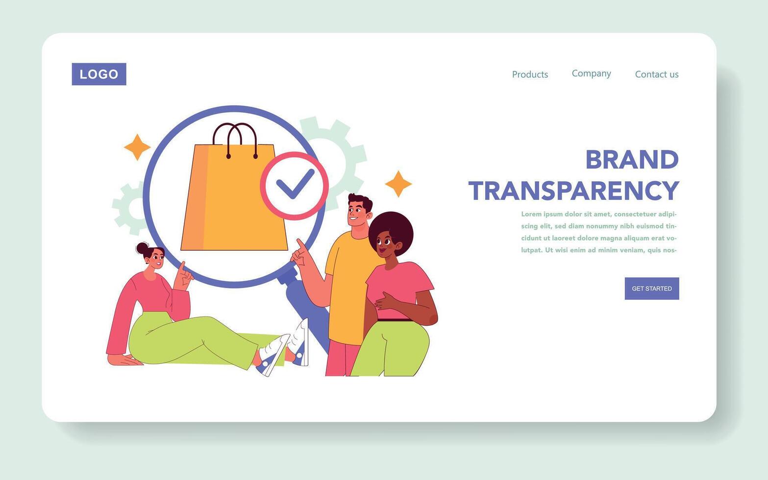 Millennials Targeting. Flat Illustration vector