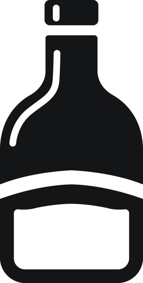 a ancient bottle of wine vector