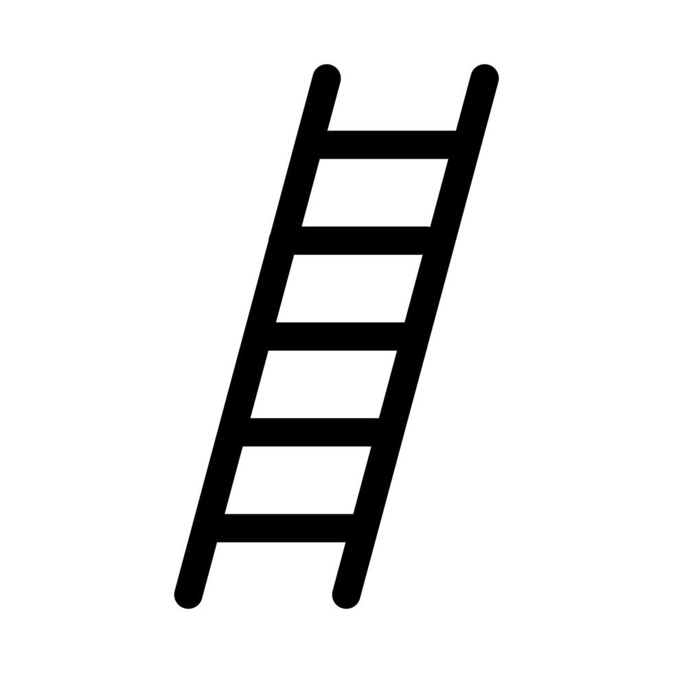 Ladder icon on white background. vector