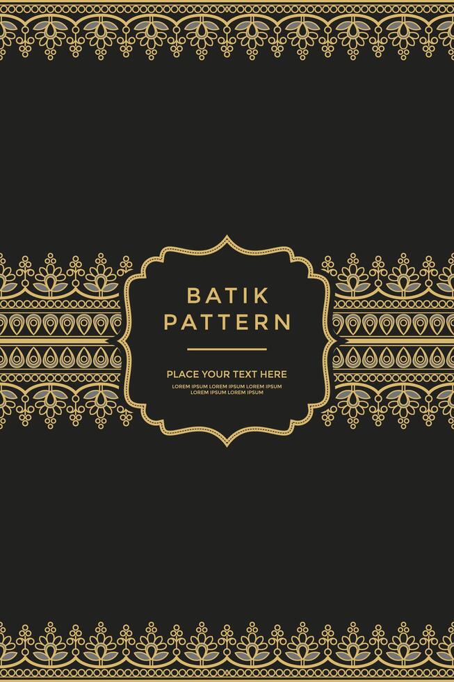 luxury background with ethnic elements and ornamental frame vector