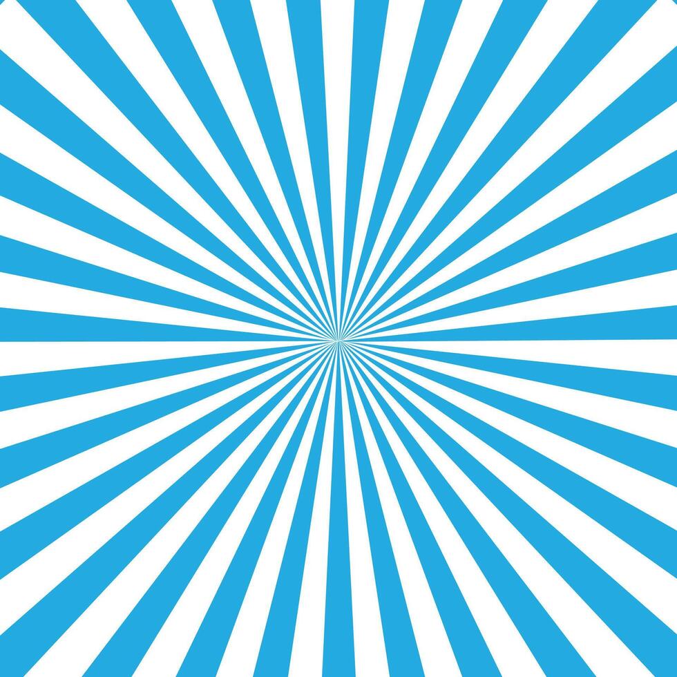 Blue and white Sunburst Pattern Background. Radial Summer. Exploding star burst texture japanese radius cartoon pattern sale banner price tag abstract eps editable circular hypnotism template vector