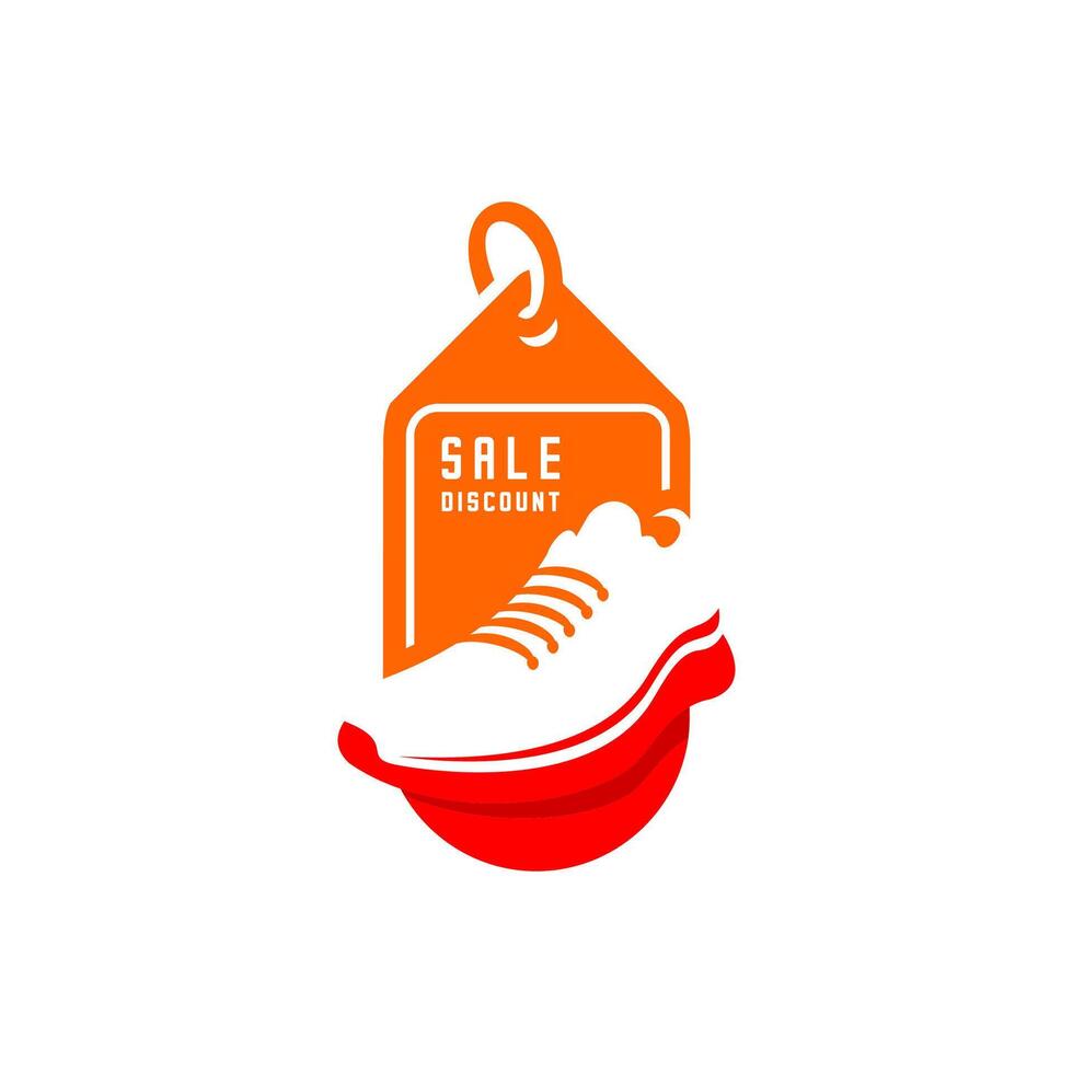 shoes logo design vector