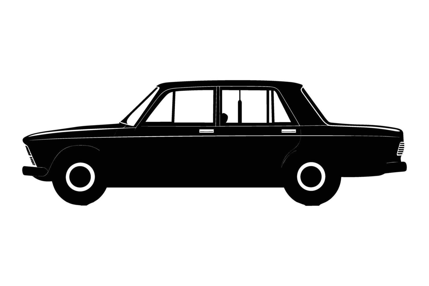 Taxi silhouette image vector