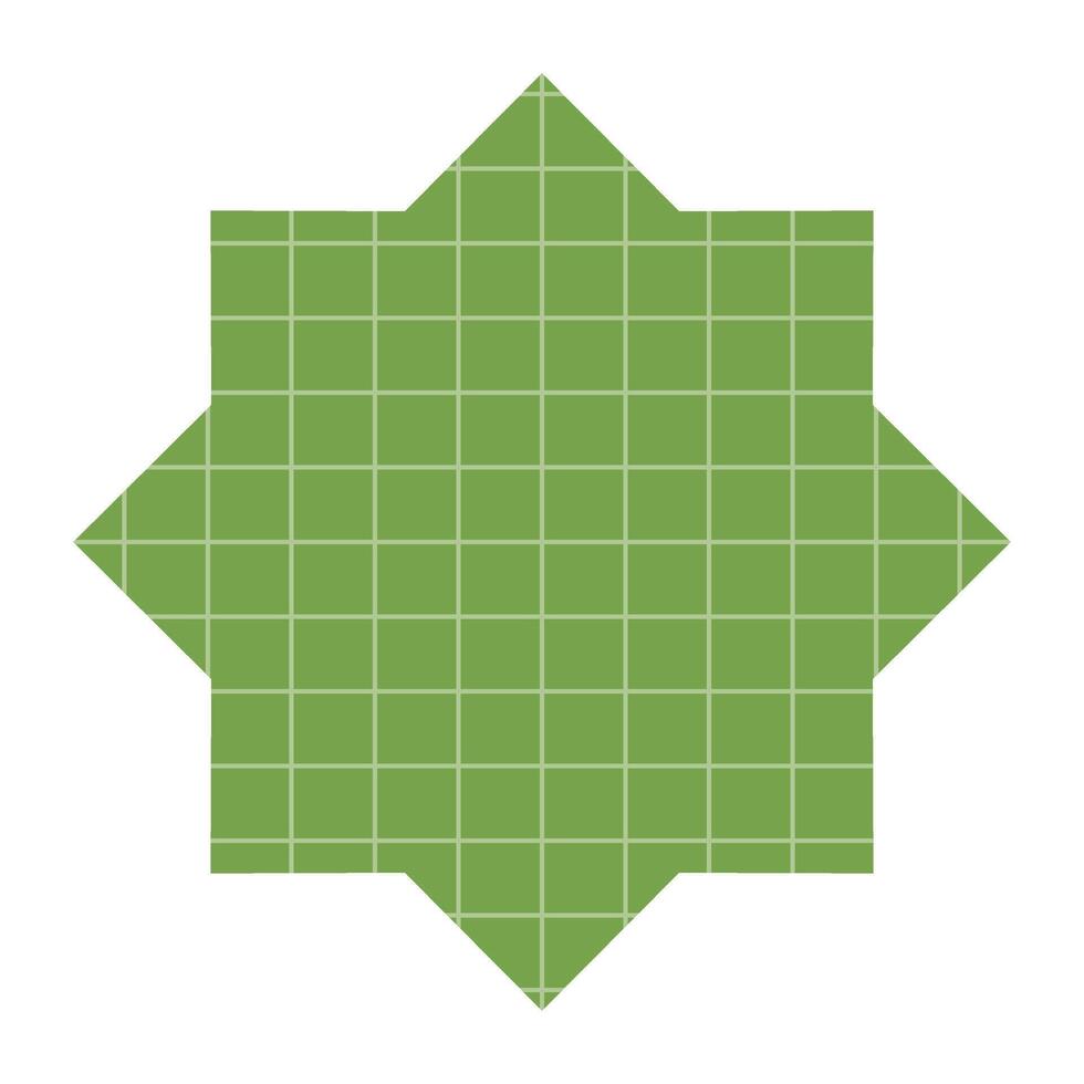 Geometric Shape with Grid textured, Element For Business Decoration Clipart vector