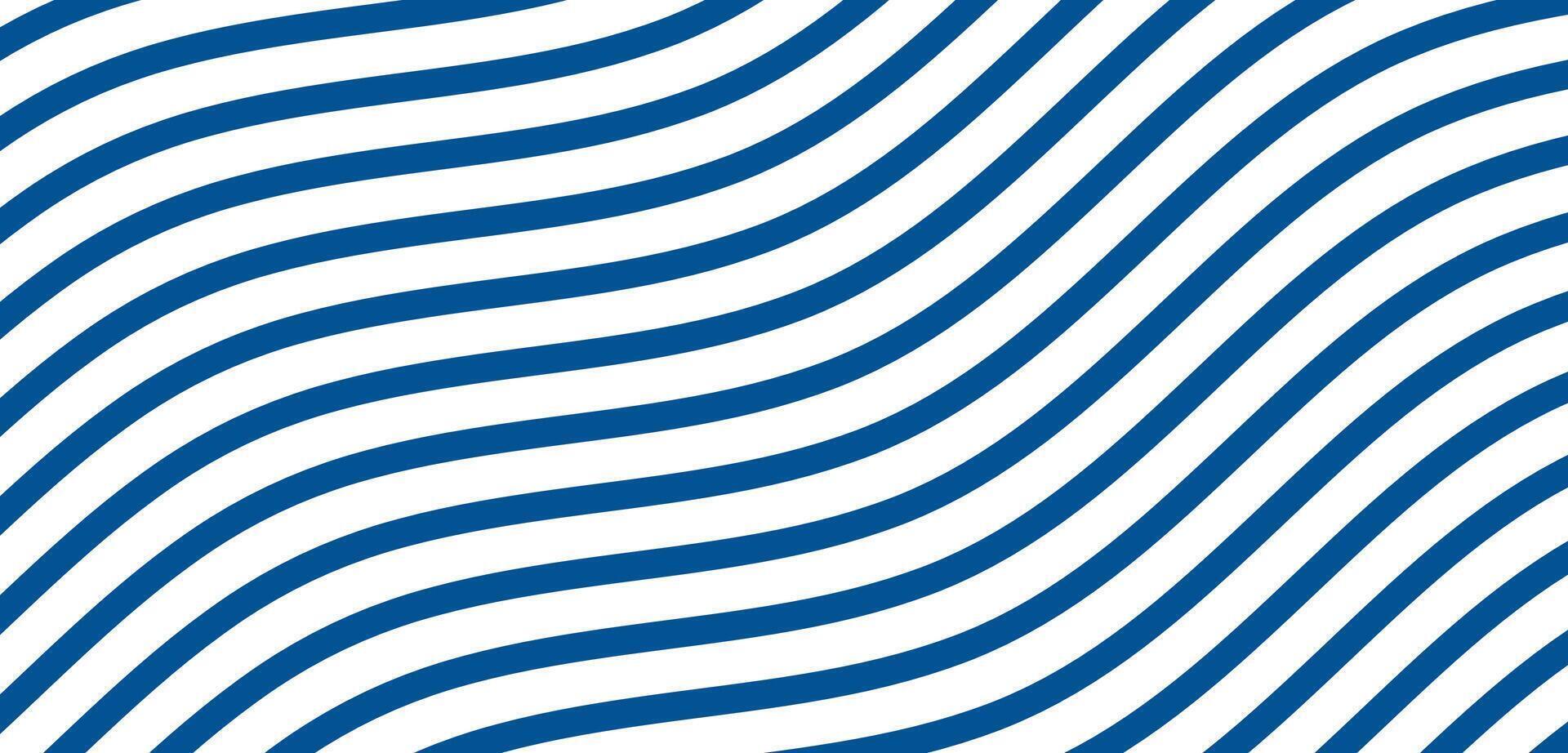 wave pattern background with blue color vector