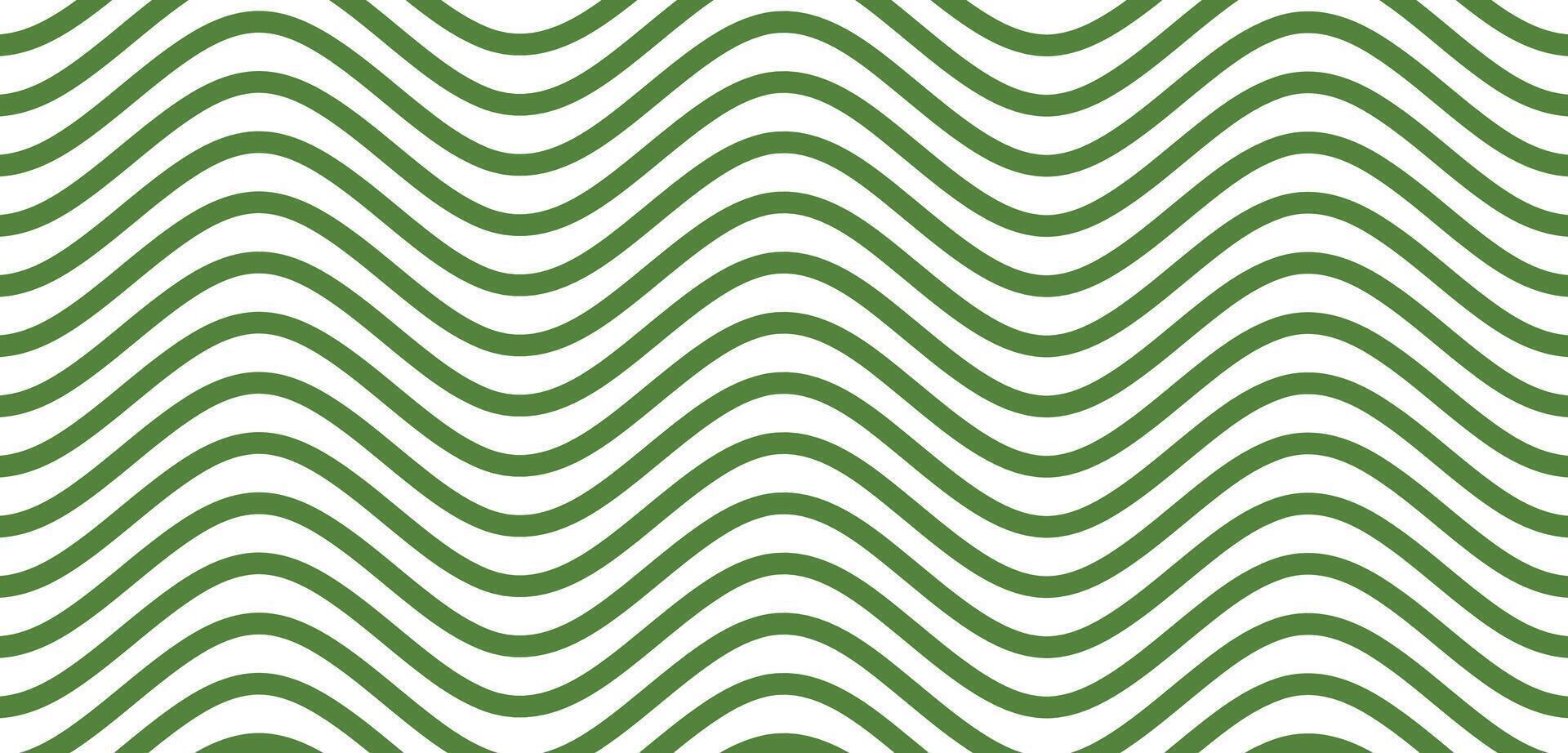 Wave pattern with green color vector
