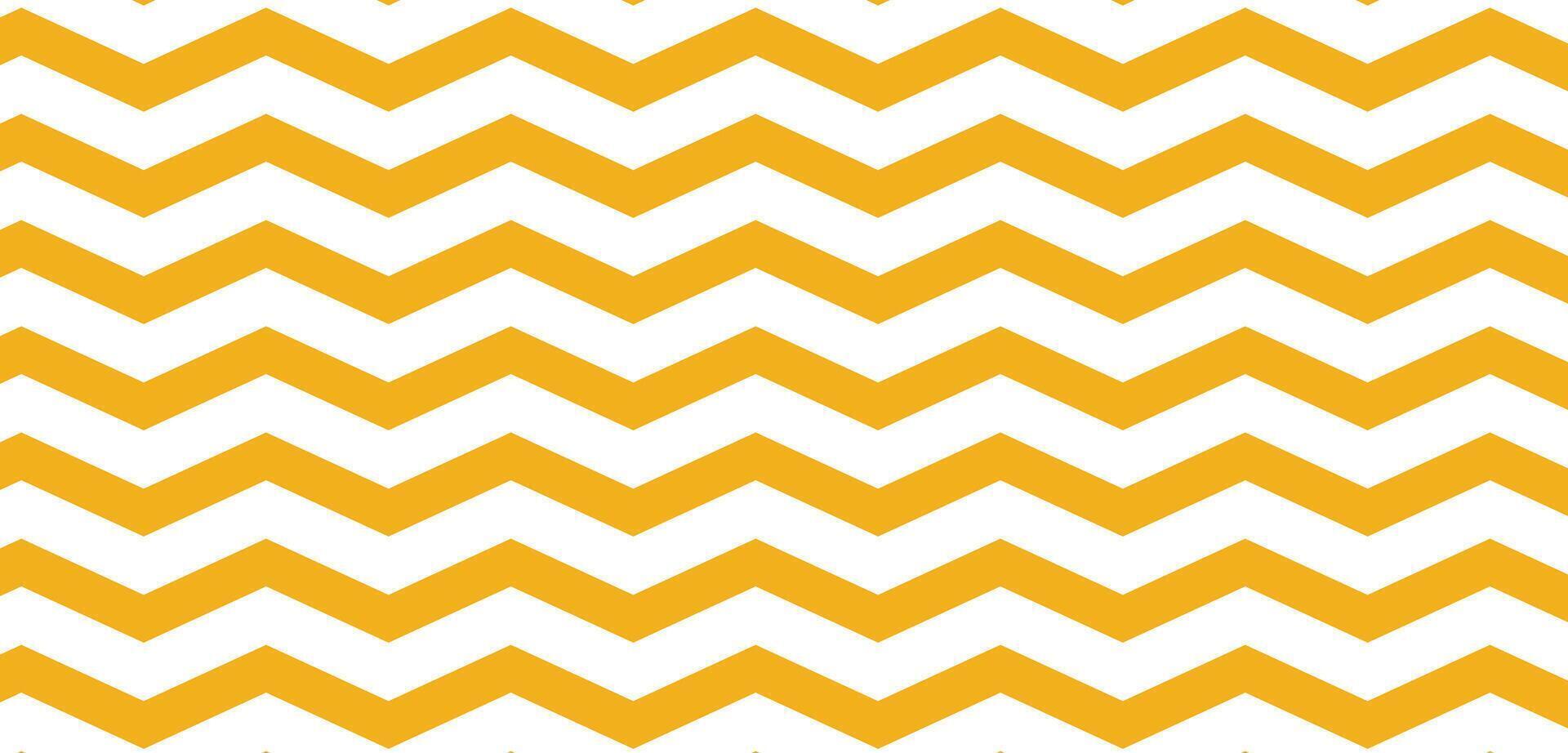 Zigzag wave yellow pattern background vector