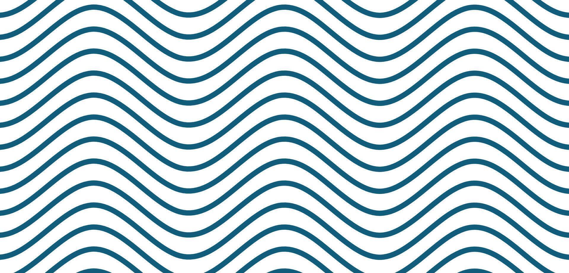 Dark green wave pattern background vector