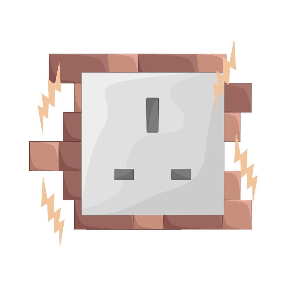 Illustration of socket vector