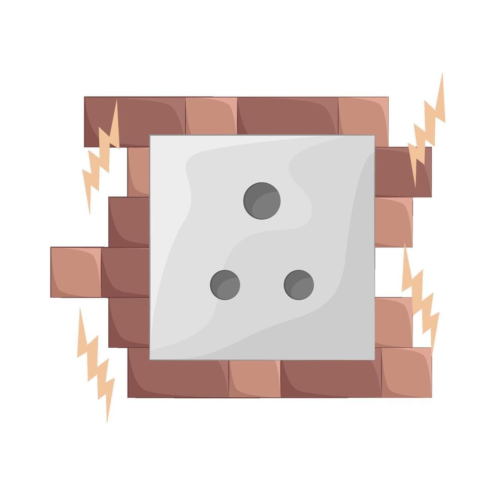 Illustration of socket vector