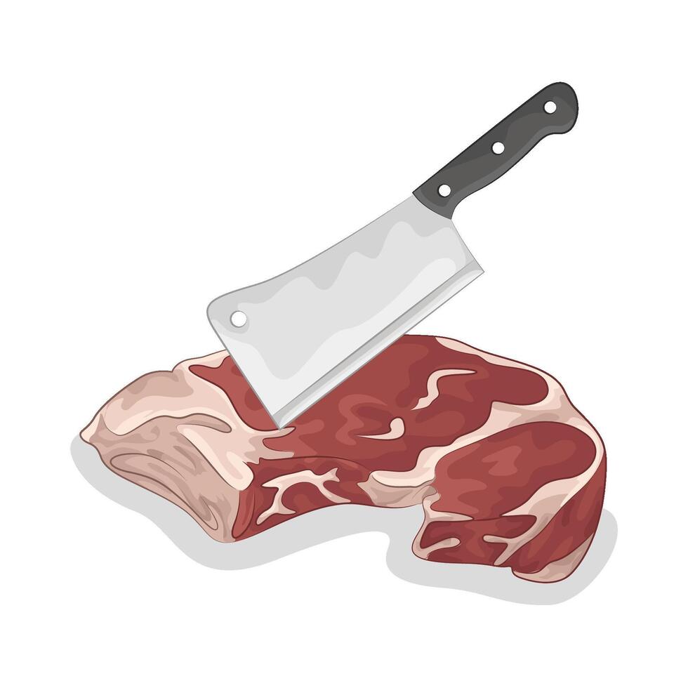 Illustration of meat vector