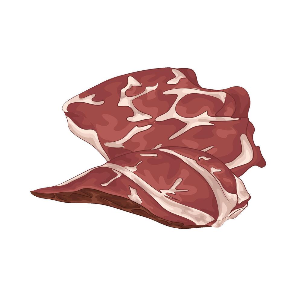 Illustration of meat vector