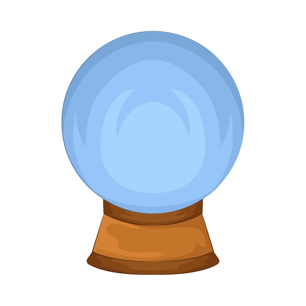 Illustration of crystal ball vector