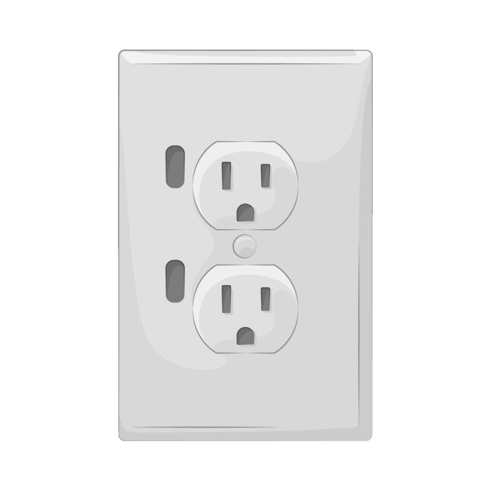 Illustration of socket vector