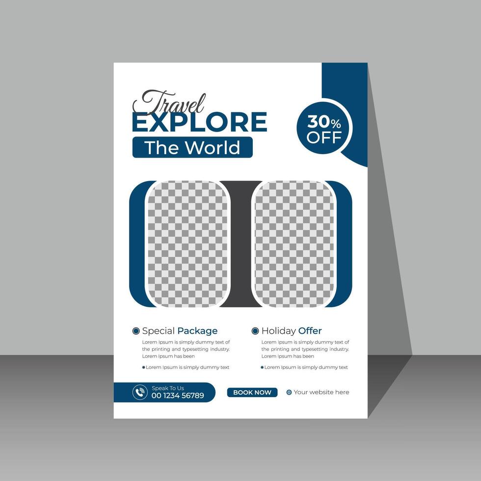 travel and tours adventure poster template design vector