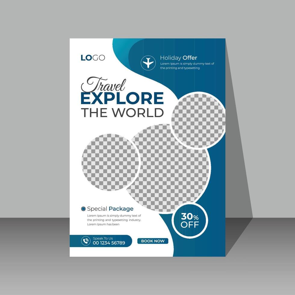 travel and tours adventure poster template design vector