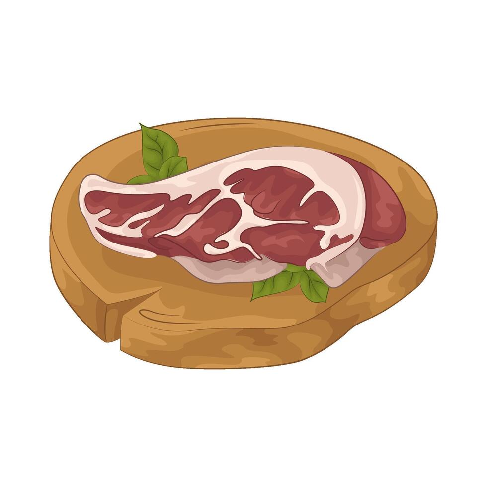 Illustration of meat vector