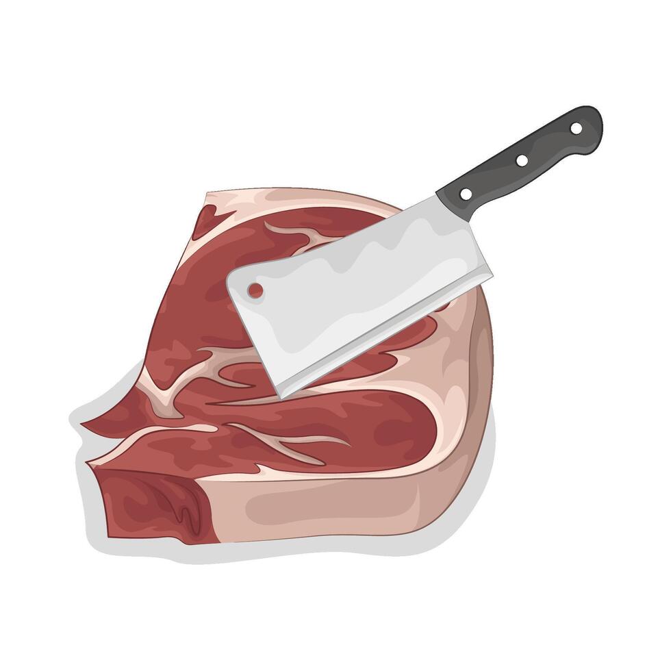 Illustration of meat vector