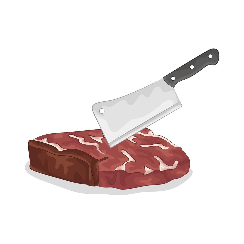 Illustration of meat vector