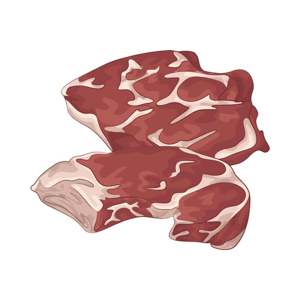 Illustration of meat vector