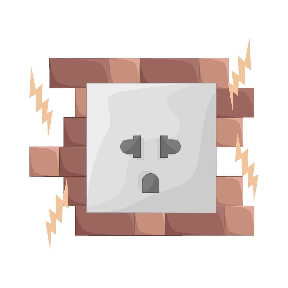 Illustration of socket vector