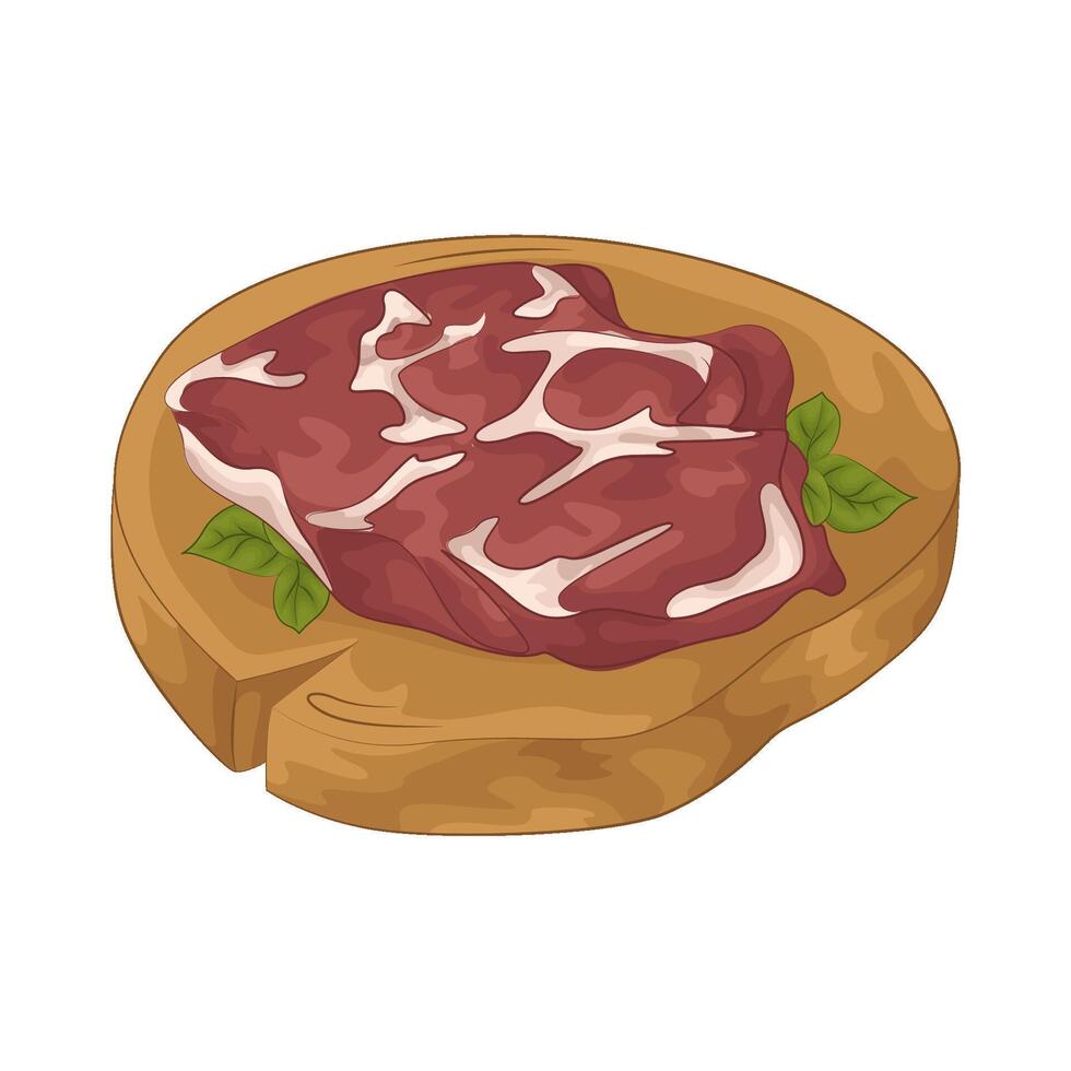 Illustration of meat vector