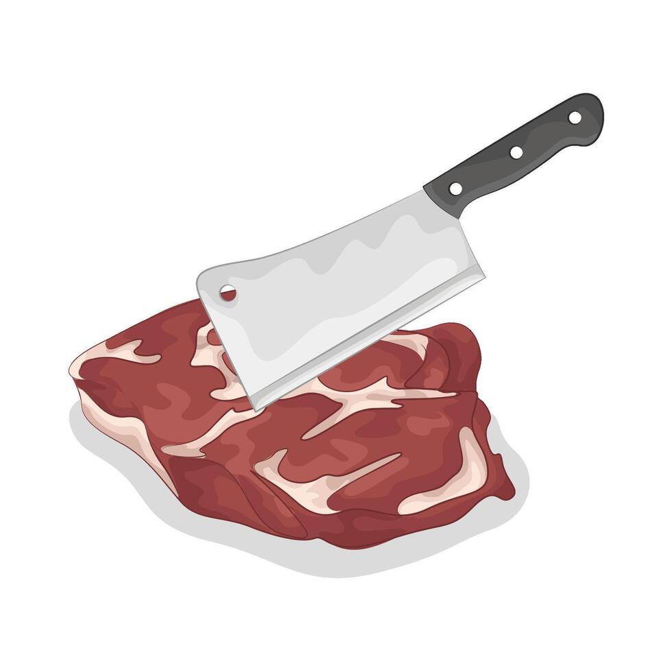 Illustration of meat vector