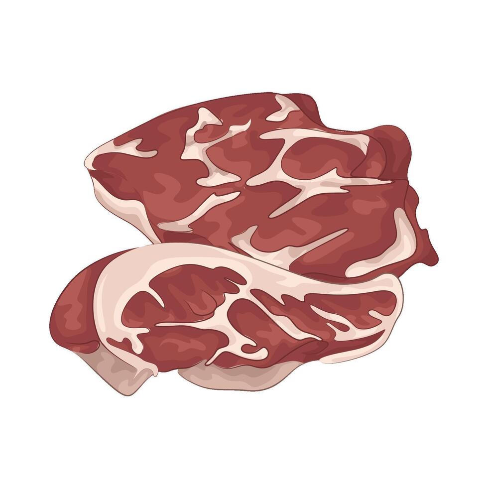 Illustration of meat vector